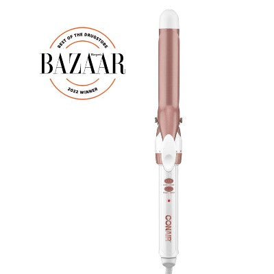Conair Double Ceramic Rose Gold Curling Iron 1" - Imperfect Box by This is Beauty US