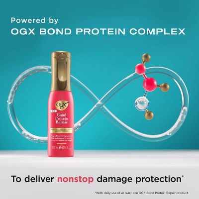 OGX Repair &amp; Protect Bond Protein Repair 450F Heat Protectant Spray 6.5 fl. oz - Imperfect Container by This is Beauty US