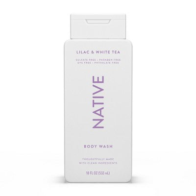 Native Body Wash for Women &amp; Men Lilac &amp; White Tea Sulfate Free 18 fl oz - New by This is Beauty US