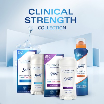 Secret Clinical Strength Completely Clean Invisible 2.6oz - Missing Box by This is Beauty US