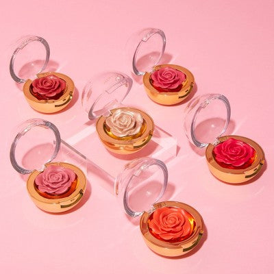 Winky Lux Cheeky Rose Highlighter Champagne 0.17 oz - Imperfect Box by This is Beauty US
