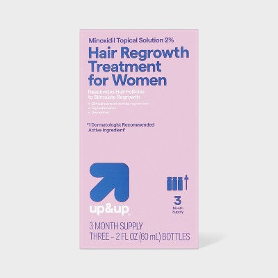 Hair Regrowth Treatment for Women 2 fl oz each up&amp;up - Missing Box