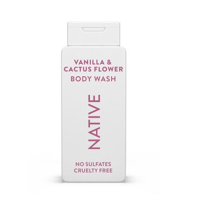 Native Body Wash Vanilla &amp; Cactus Flower Sulfate Free 18 fl oz - Imperfect Container by This is Beauty US