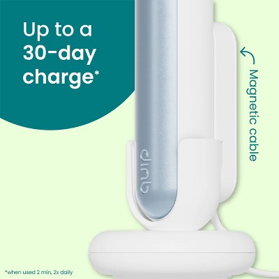 quip Rev Oscillating Rechargeable Electric Toothbrush White/Blue - Imperfect Box by This is Beauty US