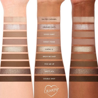 ColourPop 9-Pan Eyeshadow Makeup Palette Deja Brew 0.3oz - Missing Box by This is Beauty US