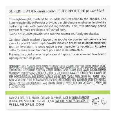 Well People Superpowder Blush Sweet Persimmon 0.17oz - New