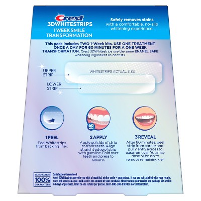 Crest 3D Whitestrips At-home Teeth Whitening Kit - Imperfect Box by This is Beauty US