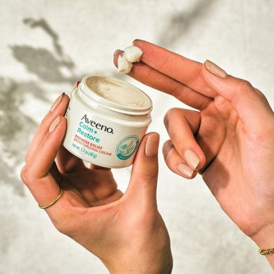 Aveeno Calm + Restore Redness Relief Moisturizing Cream 1.7 oz - Imperfect Box by This is Beauty US