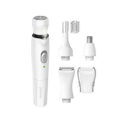 Conair Girlbomb Wet and Dry Cordless Rechargeable Face Shaver with Nose, Ear, Eyebrow and Bikini Trimmer Attachments Set 6pc - New by This is Beauty US