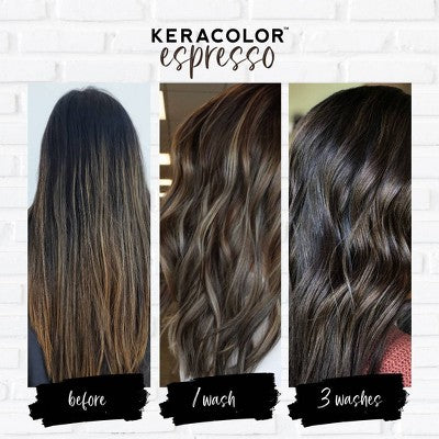 Keracolor Color + Clenditioner Temporary Hair Color Espresso 12 fl oz - Imperfect Container by This is Beauty US