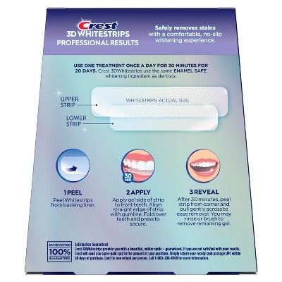 Crest 3D Whitestrips Professional Whitening Kit 20 Treatments - Imperfect Box by This is Beauty US