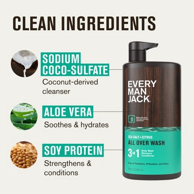 Every Man Jack Sea Salt Citrus Men&
