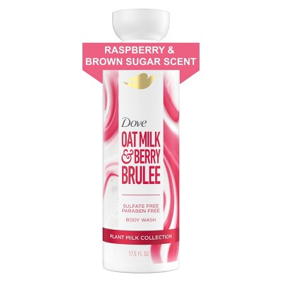 Dove Beauty Plant Milk Body Wash Oat Milk; Berry Brulee 17.5 fl oz - New by This is Beauty US