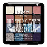 NYX Professional Makeup Ultimate Eyeshadow Palette Vintage Jean Baby 0.32 oz - Imperfect Container