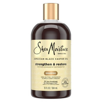 SheaMoisture Jamaican Black Castor Oil Strengthen &amp; Restore Shampoo 13 fl oz - Imperfect Container