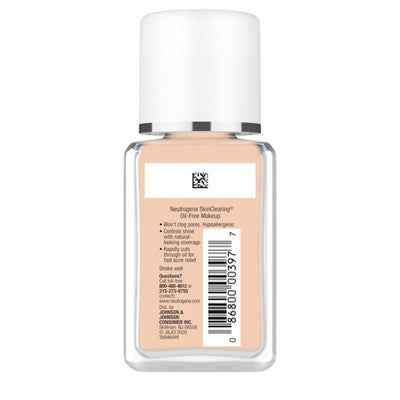 Neutrogena Skin Clearing Oil-Free Liquid Foundation 40 Nude 1 fl oz - Imperfect Container