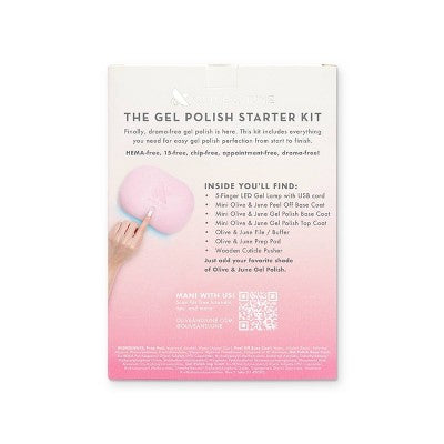 Olive &amp; June Nail Gel Starter Kit - Imperfect Box