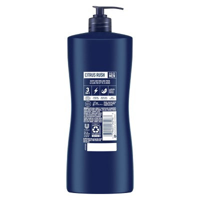 Suave Men Professionals 3 in 1 Shampoo + Conditioner + Body Wash, Citrus Rush 28 fl oz - New by This is Beauty US