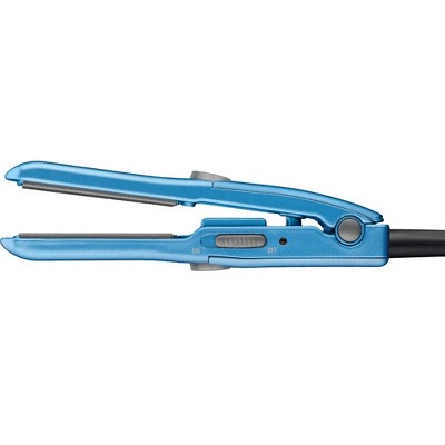 BaBylissPRO Nano Titanium Mini Flat Iron &amp; Pouch Blue - New by This is Beauty US