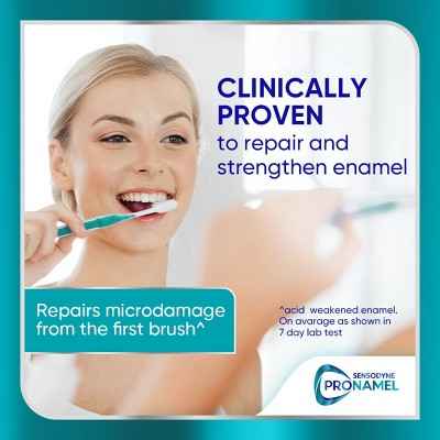 Sensodyne Pronamel Clinical Enamel Strengthening and Whitening Action Toothpaste 3.4oz/3pk - New