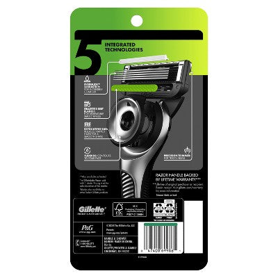 GilletteLabs Value Pack Razor Handle + 5 Blade Refills - Missing Box by This is Beauty US