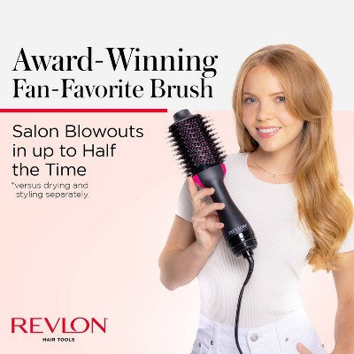 Revlon One-Step Volumizer Original Blow Dry Brush Blue - Imperfect Box by This is Beauty US
