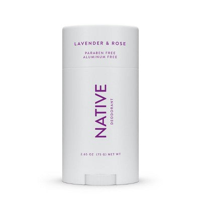 Native Solid Deodorant Lavender &amp; Rose 2.65oz - New