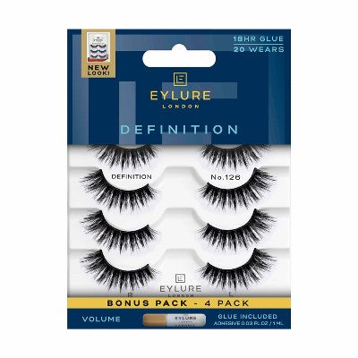 Eylure Definition False Eyelashes No 126 4pr - Imperfect Box by This is Beauty US