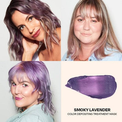 Overtone Smoky Lavender Hair Mask Semi-Permanent Hair Dye &amp; Color Conditioner- Vegan - New