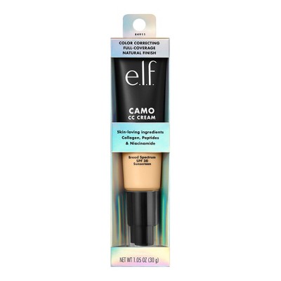 e.l.f. Camo CC Cream 140 W Fair 1.05oz - Imperfect Box by This is Beauty US