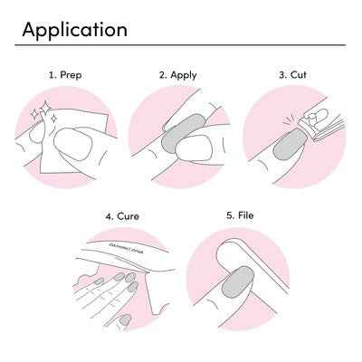 Dashing Diva Glaze Semi-Cured Gel Nail Polish Strips Unicorn Glaze 32ct - New