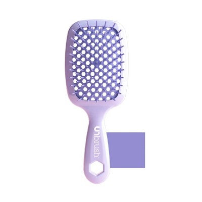 UNBrush Detangling Hair Brush Lilac Light Purple - Imperfect Box by This is Beauty US
