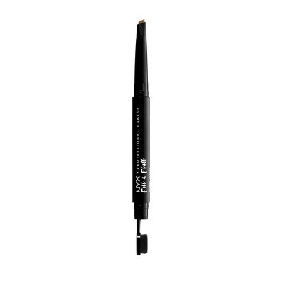 NYX Professional Makeup Fill &amp; Fluff Eyebrow Pomade Pencil Taupe 0.007oz - Imperfect Box