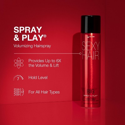 Sexy Hair Spray and Play Hairspray 10oz - Imperfect Container by This is Beauty US