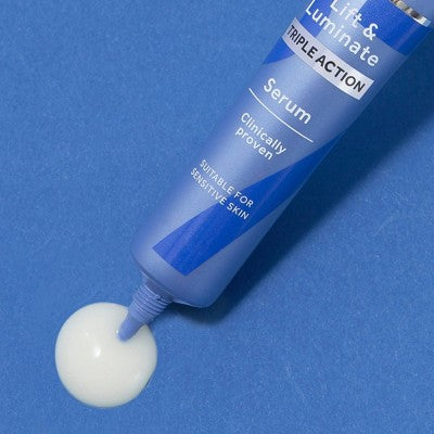 No7 Lift; Luminate Triple Action Face Serum 1.69 fl oz - Imperfect Box by This is Beauty US