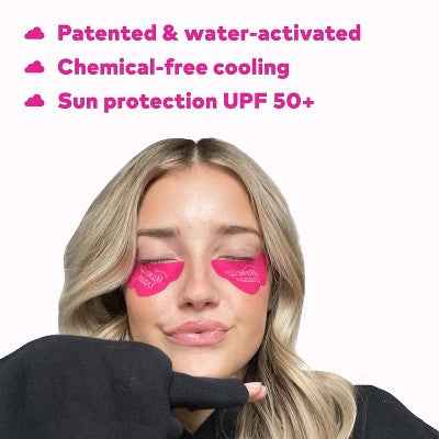 MakeUp Eraser Cooling Clouds Under-Eye Patches With Laundry Bag 1ct - New