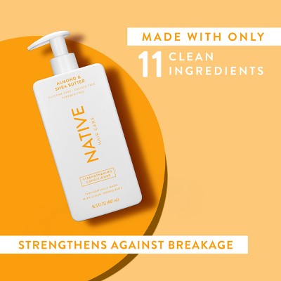 Native Almond &amp; Shea butter Strengthening Vegan Conditioner Sulfate, Paraben and Silicone Free 16.5 fl oz - New by This is Beauty US