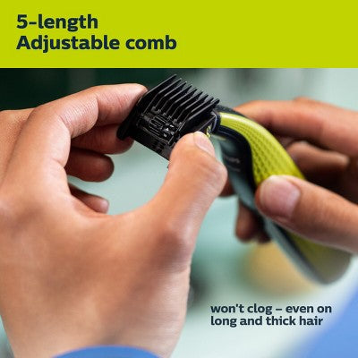 Philips Norelco OneBlade 360 Face Rechargeable Men&