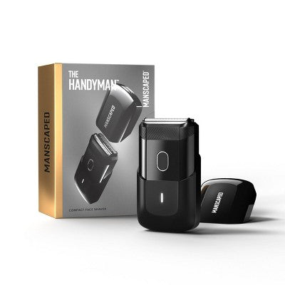 MANSCAPED The Handyman Compact Face Shaver Portable SkinSafe - Imperfect Box by This is Beauty US