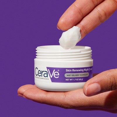 CeraVe Skin Renewing Night Cream Face Moisturizer 1.7 fl oz - Missing Box by This is Beauty US