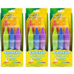 Crayola Body Wash Bath Pens Unscented 3pk/6 fl oz - New