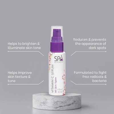 Spa Sciences Vitamin C Serum Brightening Facial Serum 1 fl oz - New