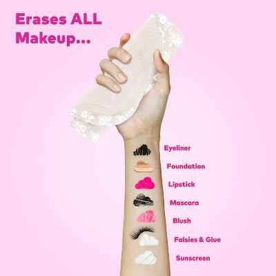 MakeUp Eraser Wifey Head Band/Wrist Guard/Wipe 3ct - New