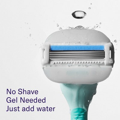 Flamingo Moisture Plus with 2 Razor Blade Cartridges Seafoam - Imperfect Box by This is Beauty US