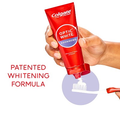 Colgate Optic White Adv Whitening Toothpaste Icy Fresh 3.2oz/3pk - Imperfect Box by This is Beauty US
