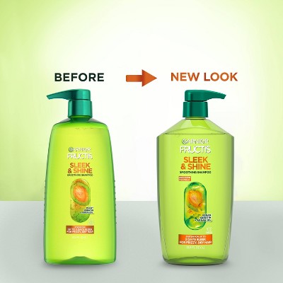 Garnier Fructis with Active Fruit Protein Sleek &amp; Shine Shampoo 33.8 fl oz - Imperfect Container by This is Beauty US