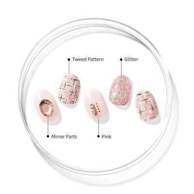 Ohora Gel Nail Gem Line Coco Tweed 30ct - New