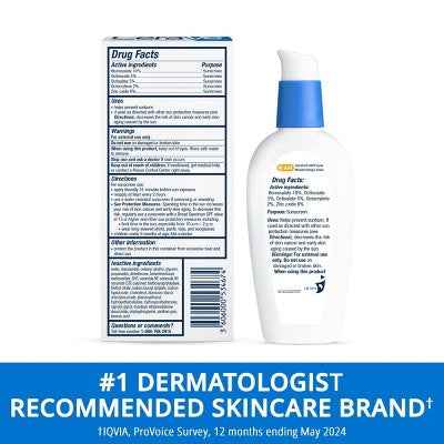 CeraVe Face Moisturizer with Sunscreen, AM Facial Moisturizing Lotion for Normal to Dry Skin SPF 30 2 fl oz - Imperfect Box