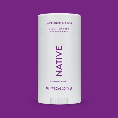 Native Solid Deodorant Lavender &amp; Rose 2.65oz - New