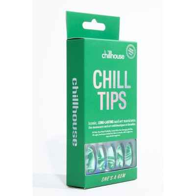 Chillhouse Chill Tips Press-On Fake Nails Shes a Gem 24ct - New